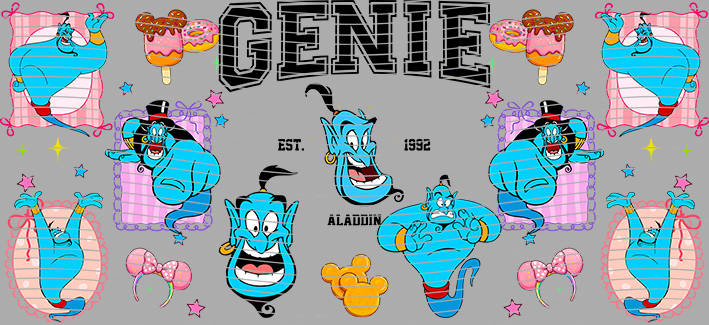 16oz Disney style-D-1163